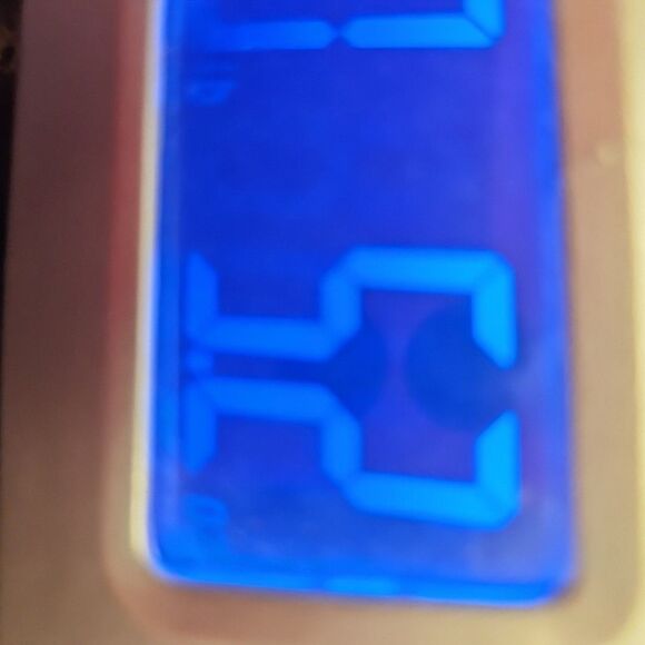 Pinehurst Lingerie Women's Sz Small Blue white Robe 3 button Vintage USA Nylon - Picture 13 of 13